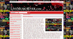 Desktop Screenshot of livemusic4ever.com